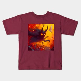 Cute Monster . Kids T-Shirt